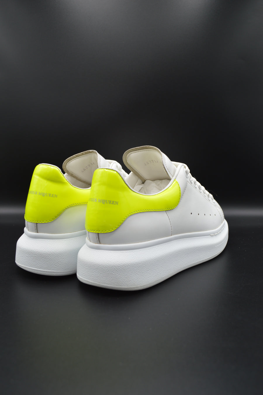 Alexander Mcqueen oversize blanc / jaune fluo  - T36