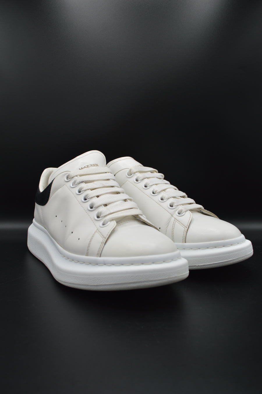 Alexander mcqueen oversize blanc/noir - T40,5