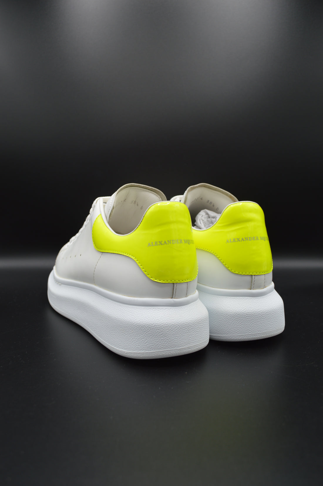 Alexander Mcqueen oversize blanc/jaune fluo - T38,5
