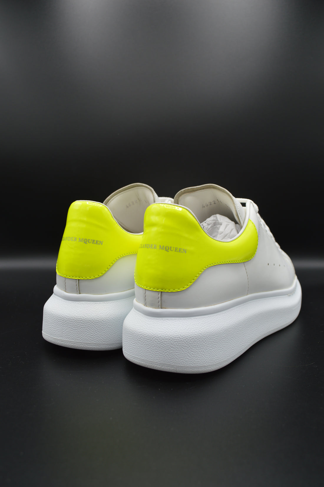 Alexander Mcqueen oversize blanc/jaune fluo - T38,5