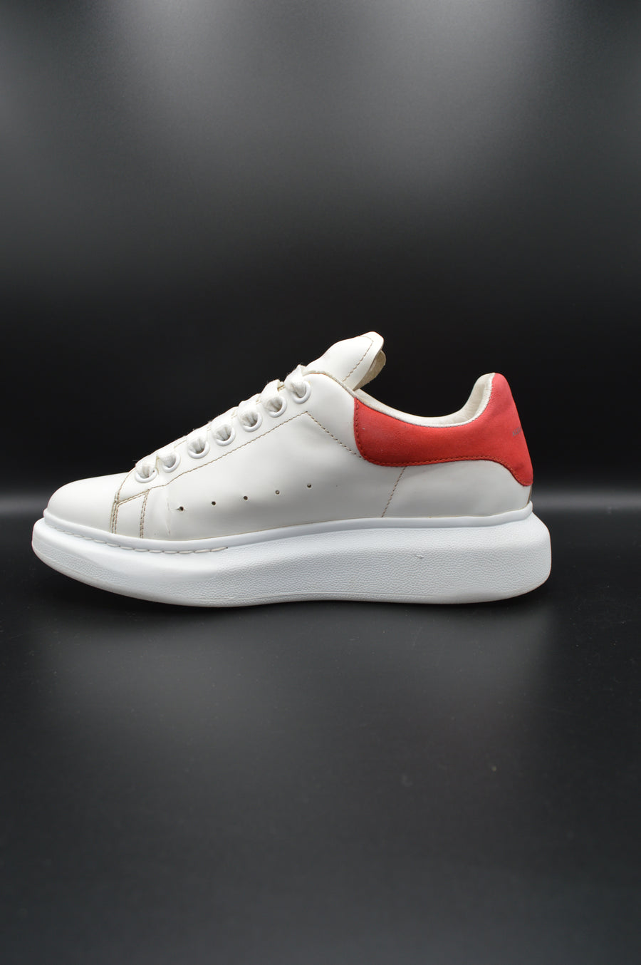 Alexander Mcqueen oversized blanc/rouge - T39