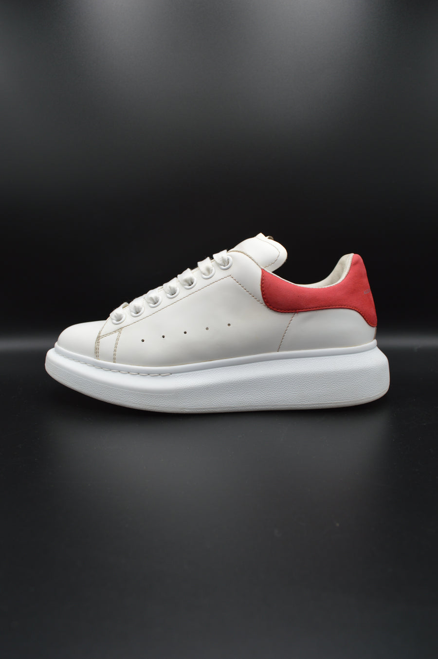 Alexander Mcqueen oversized blanc/rouge - T39
