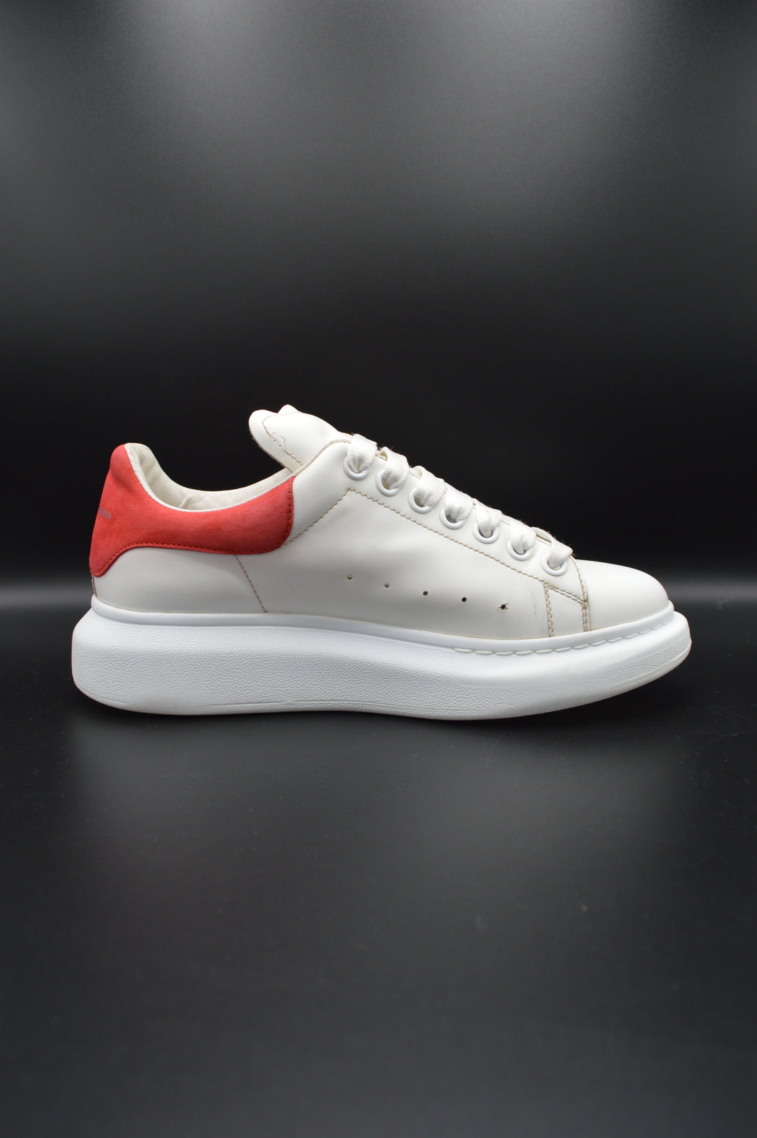 Alexander Mcqueen oversized blanc/rouge - T39