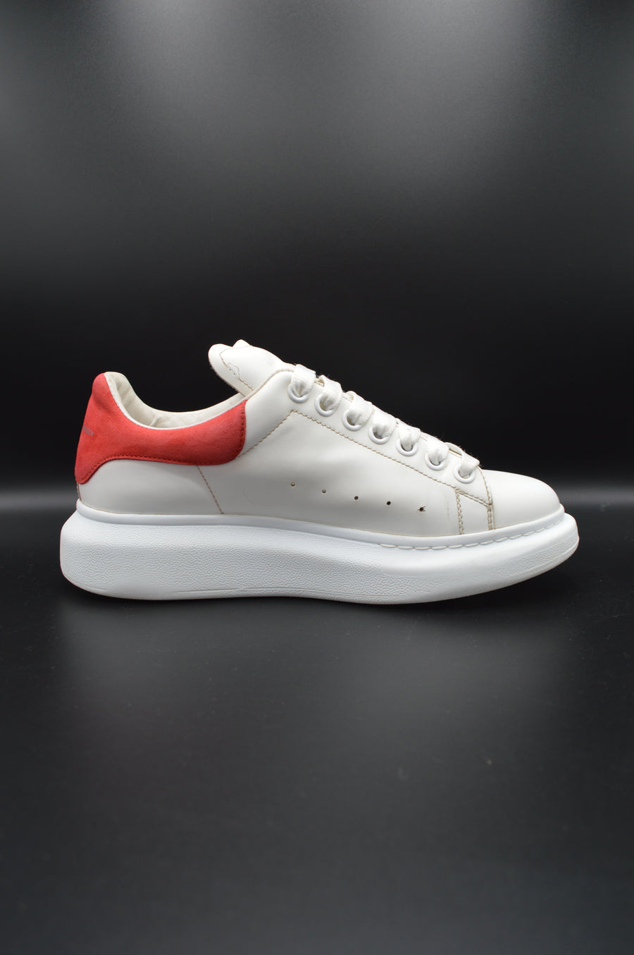 Alexander Mcqueen oversized blanc/rouge - T39