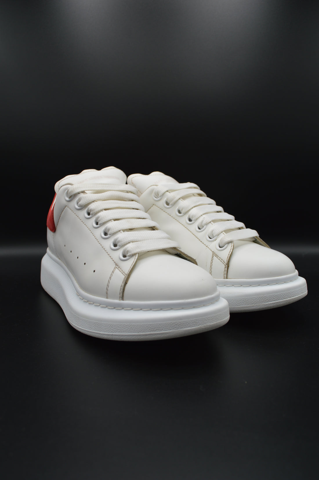 Alexander Mcqueen oversized blanc/rouge - T39