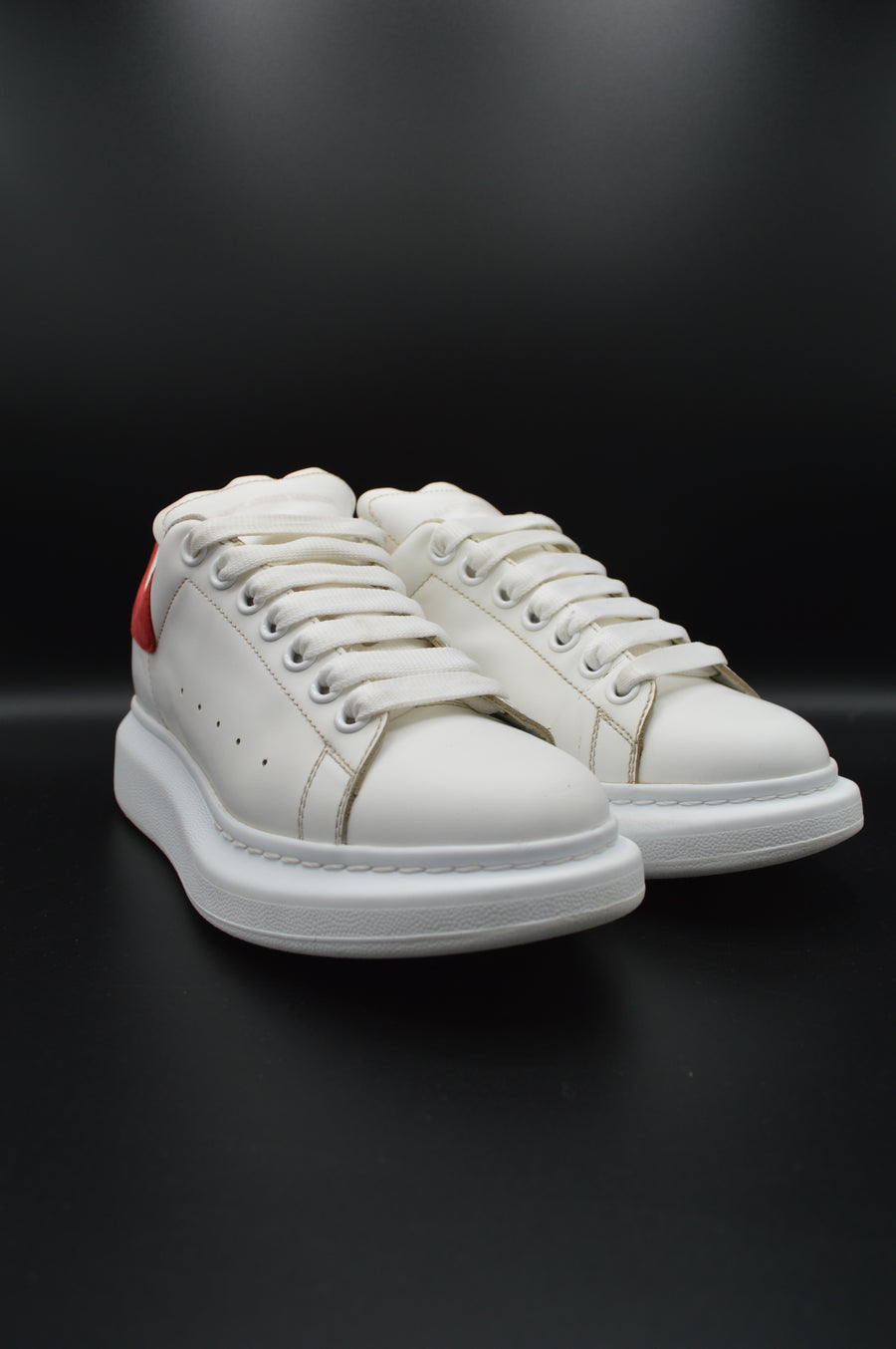 Alexander Mcqueen oversized blanc/rouge - T39