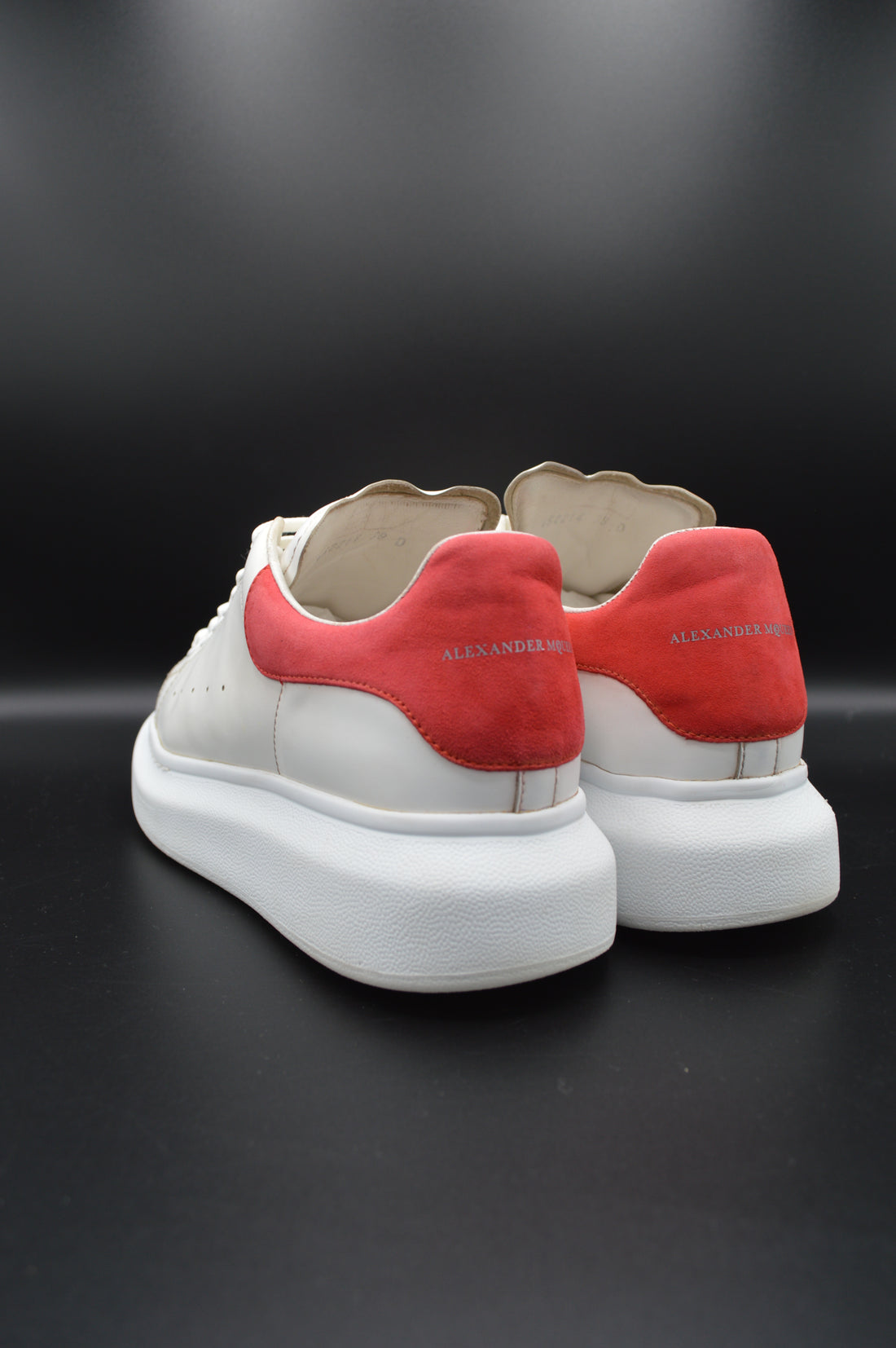 Alexander Mcqueen oversized blanc/rouge - T39
