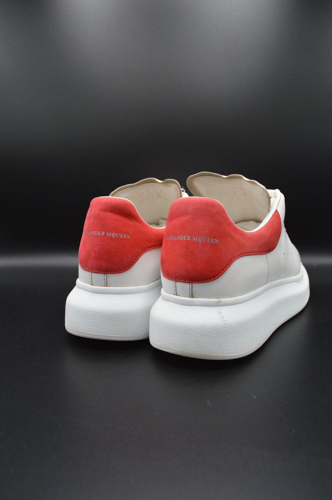 Alexander Mcqueen oversized blanc/rouge - T39