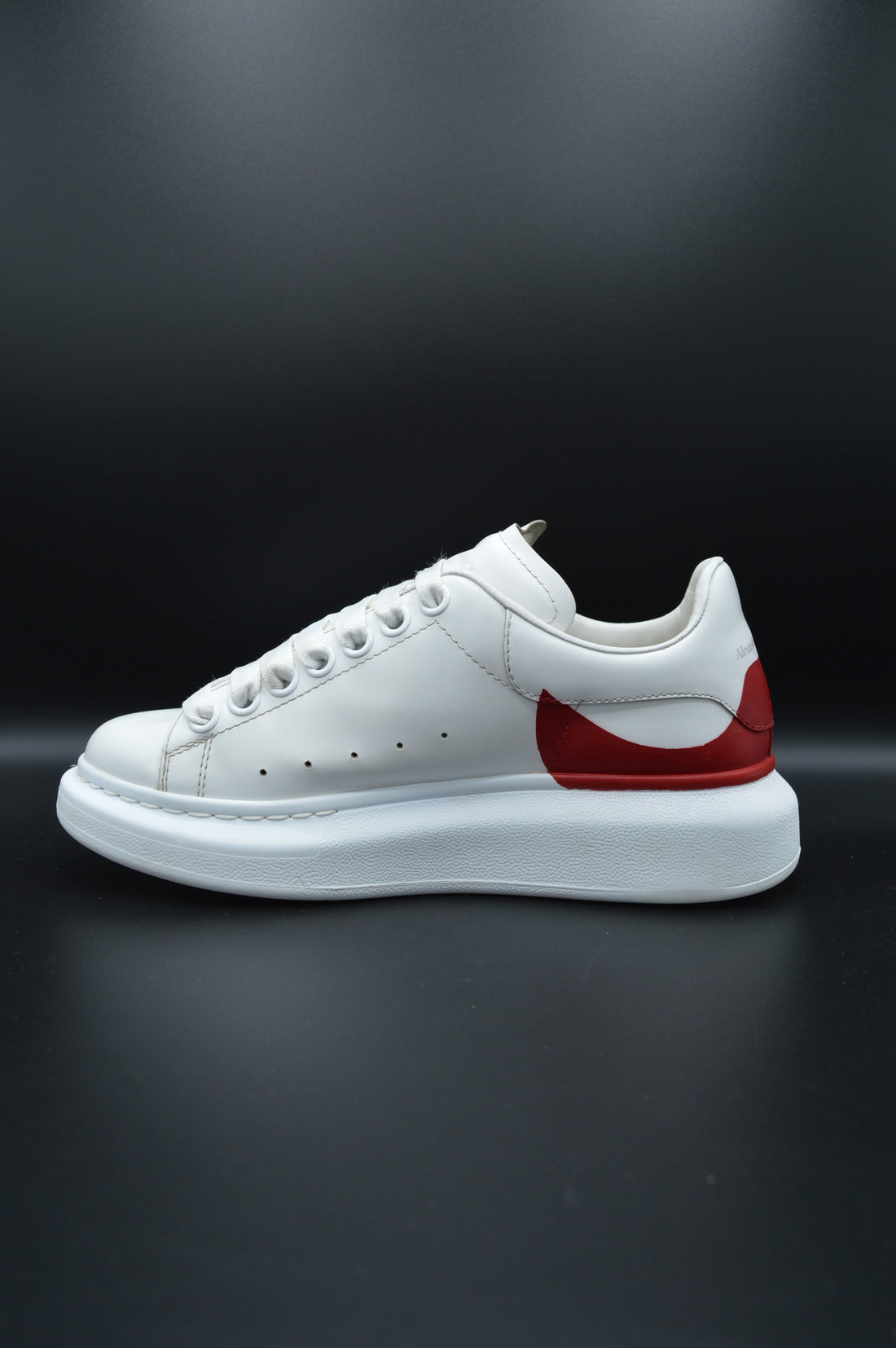 Alexander Mcqueen oversize blanc/rouge - T36