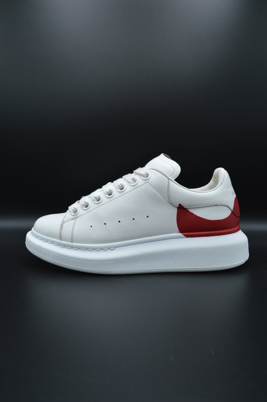 Alexander Mcqueen oversize blanc/rouge - T36