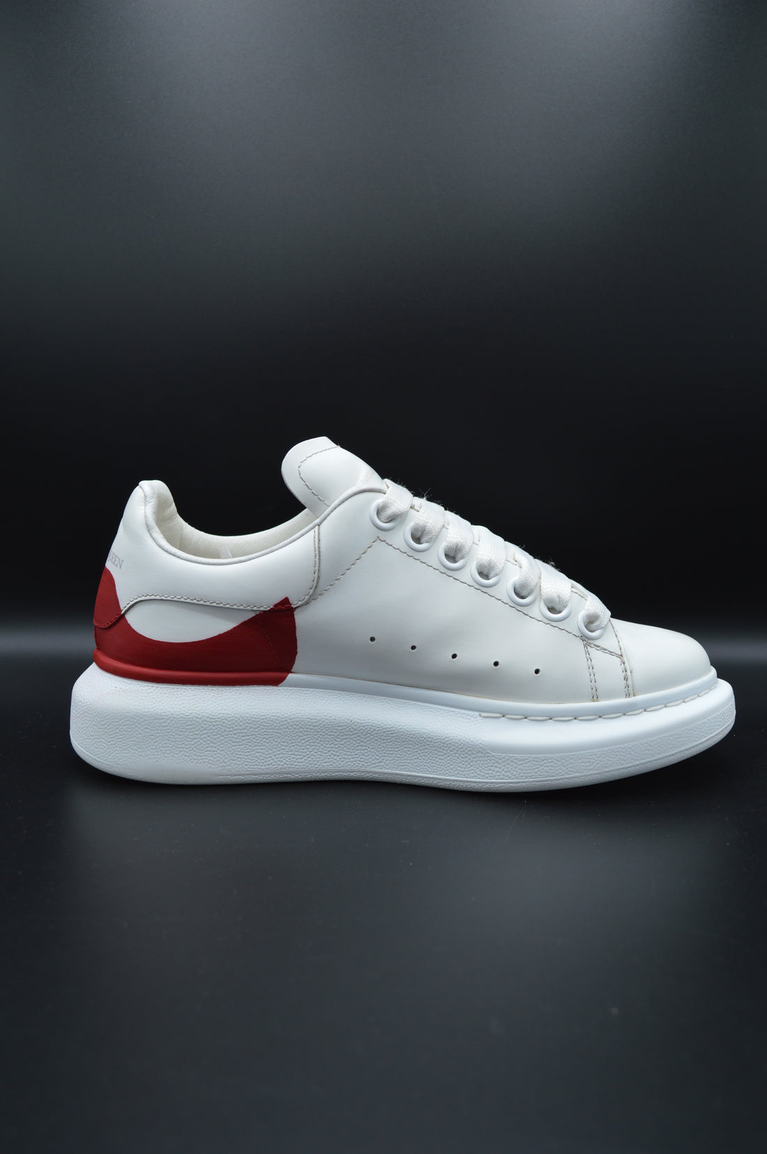 Alexander Mcqueen oversize blanc/rouge - T36