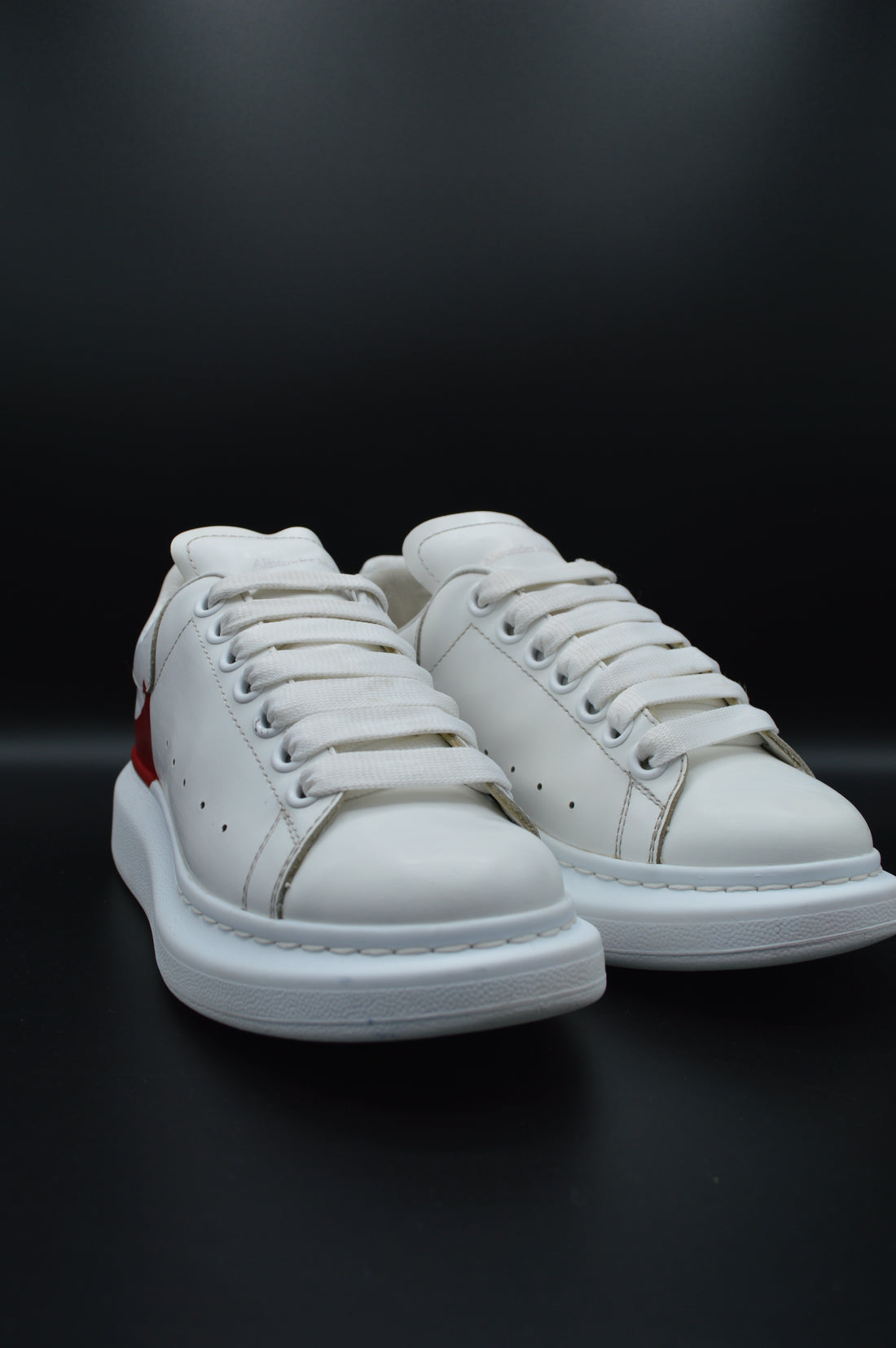 Alexander Mcqueen oversize blanc/rouge - T36