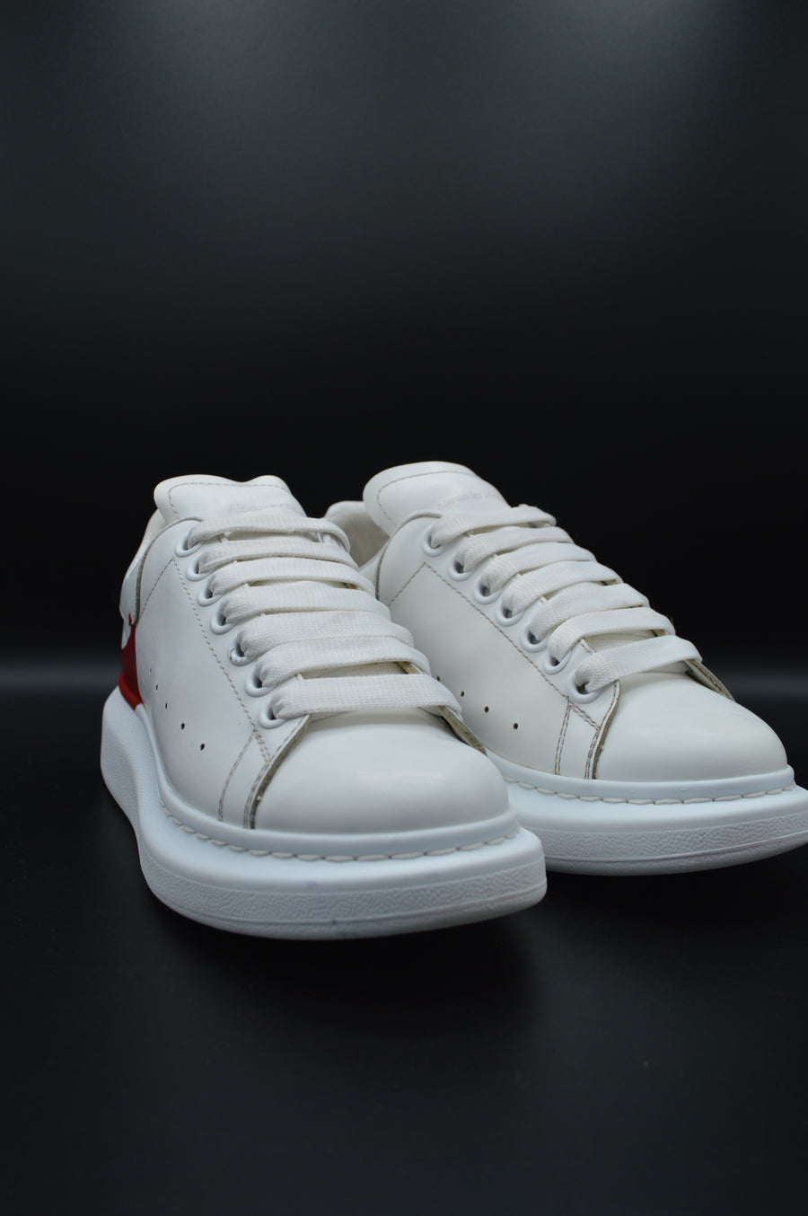 Alexander Mcqueen oversize blanc/rouge - T36
