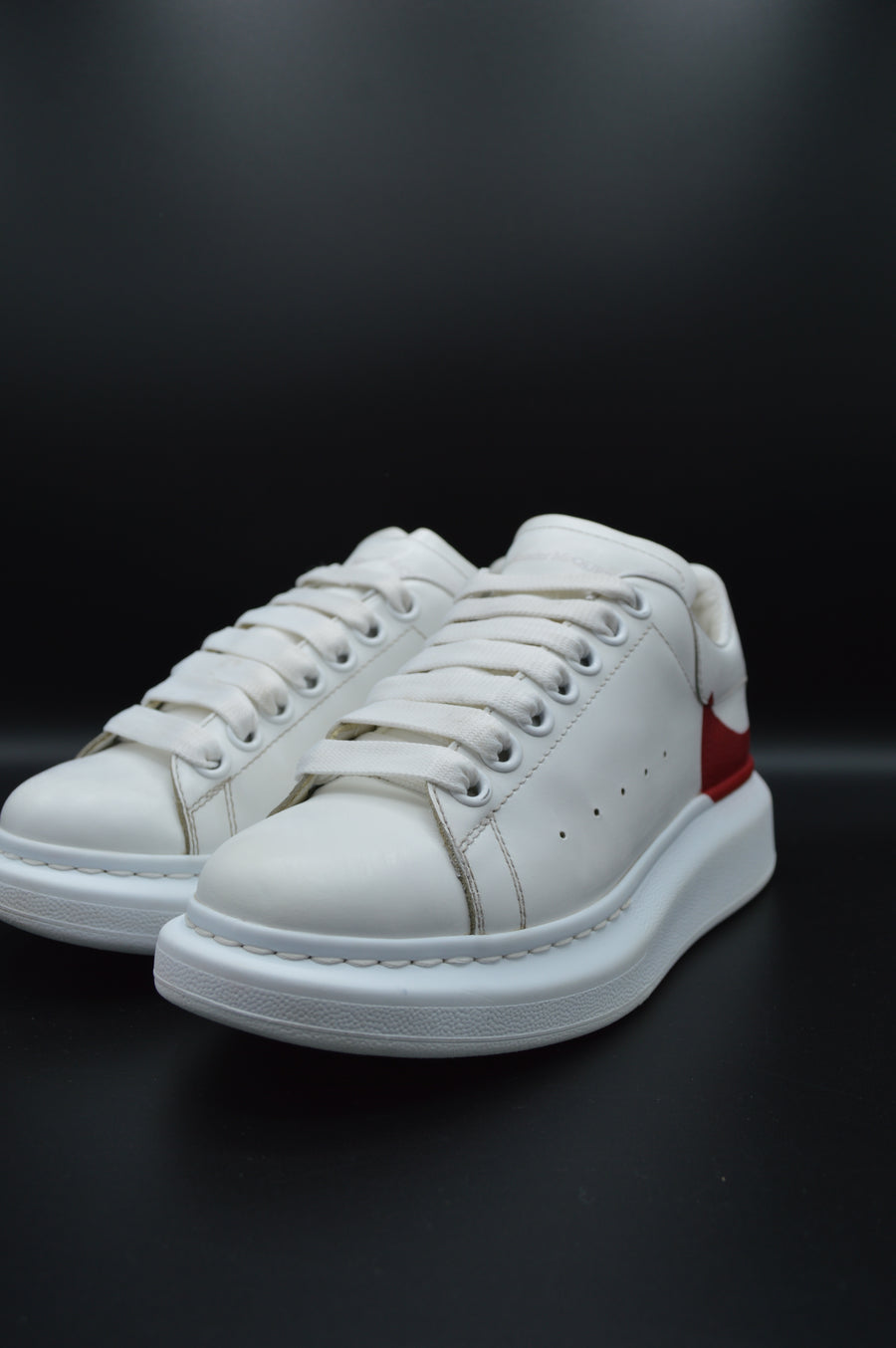 Alexander Mcqueen oversize blanc/rouge - T36