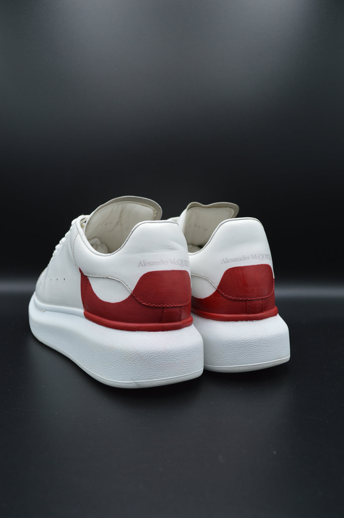 Alexander Mcqueen oversize blanc/rouge - T36