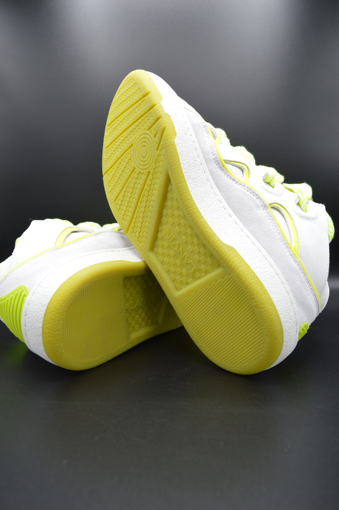 Lanvin Curb jaune/gris/blanc - T41