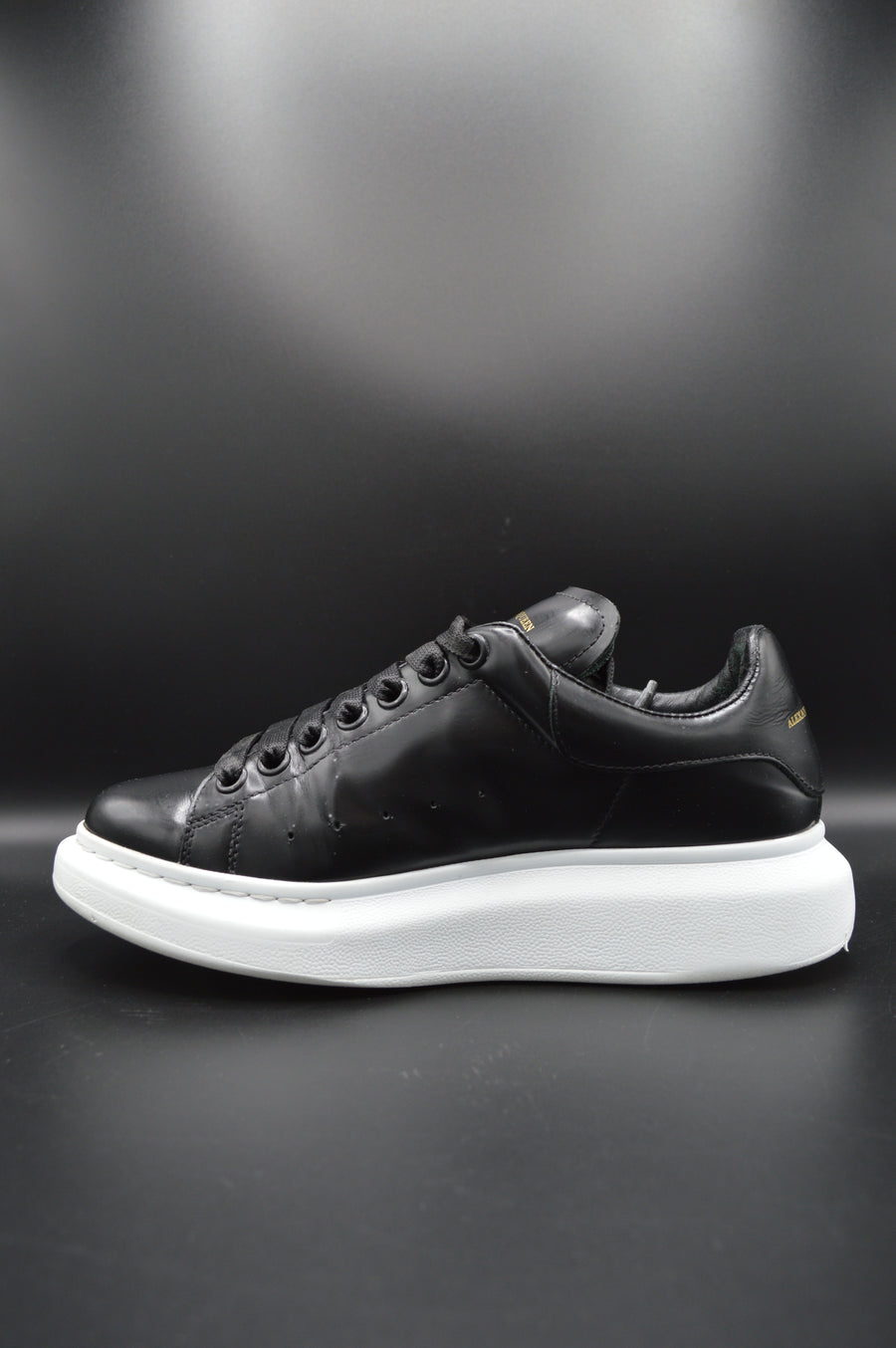 Alexander Mcqueen oversize cuir noir - T37,5