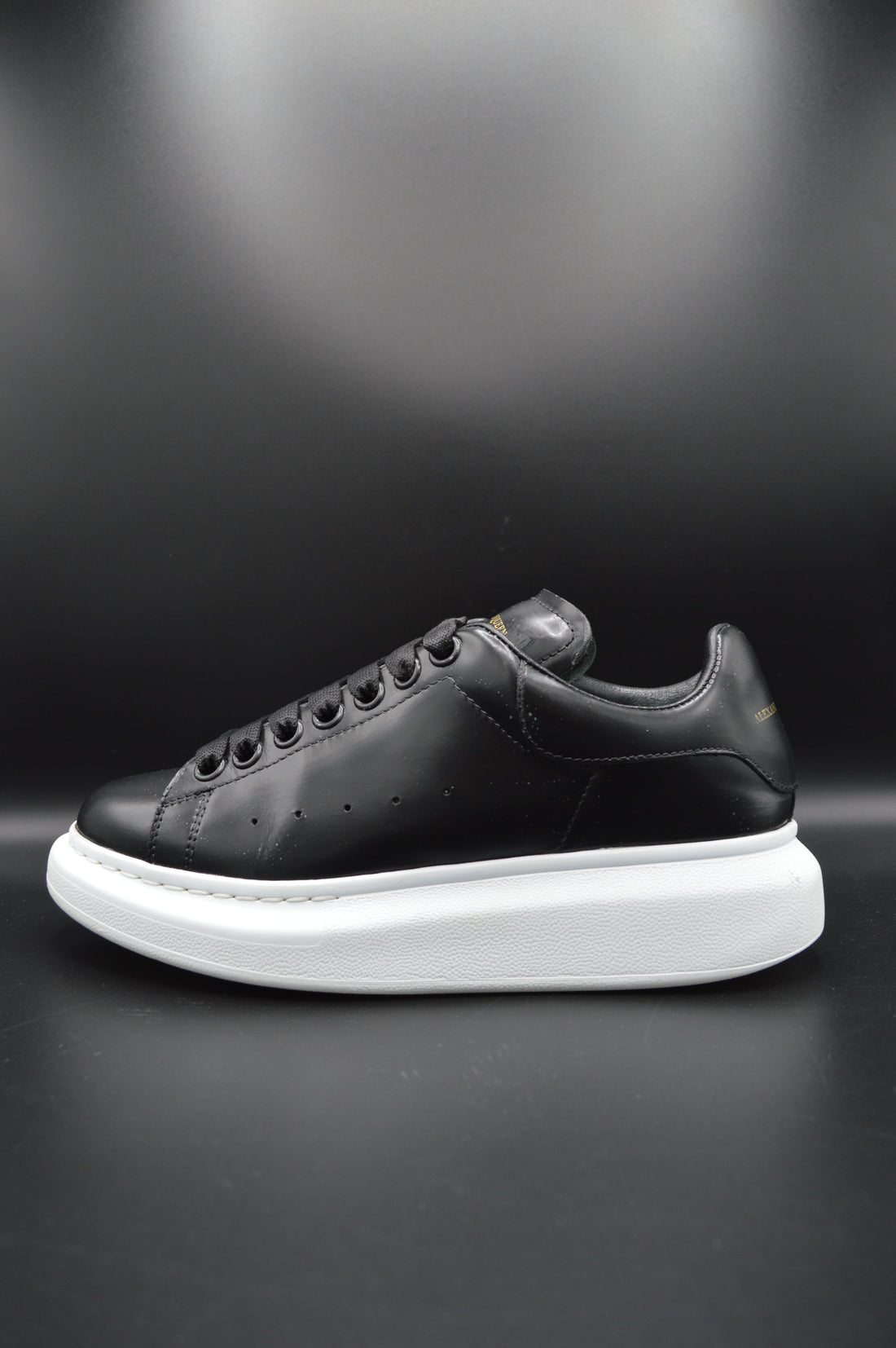 Alexander Mcqueen oversize cuir noir - T37,5