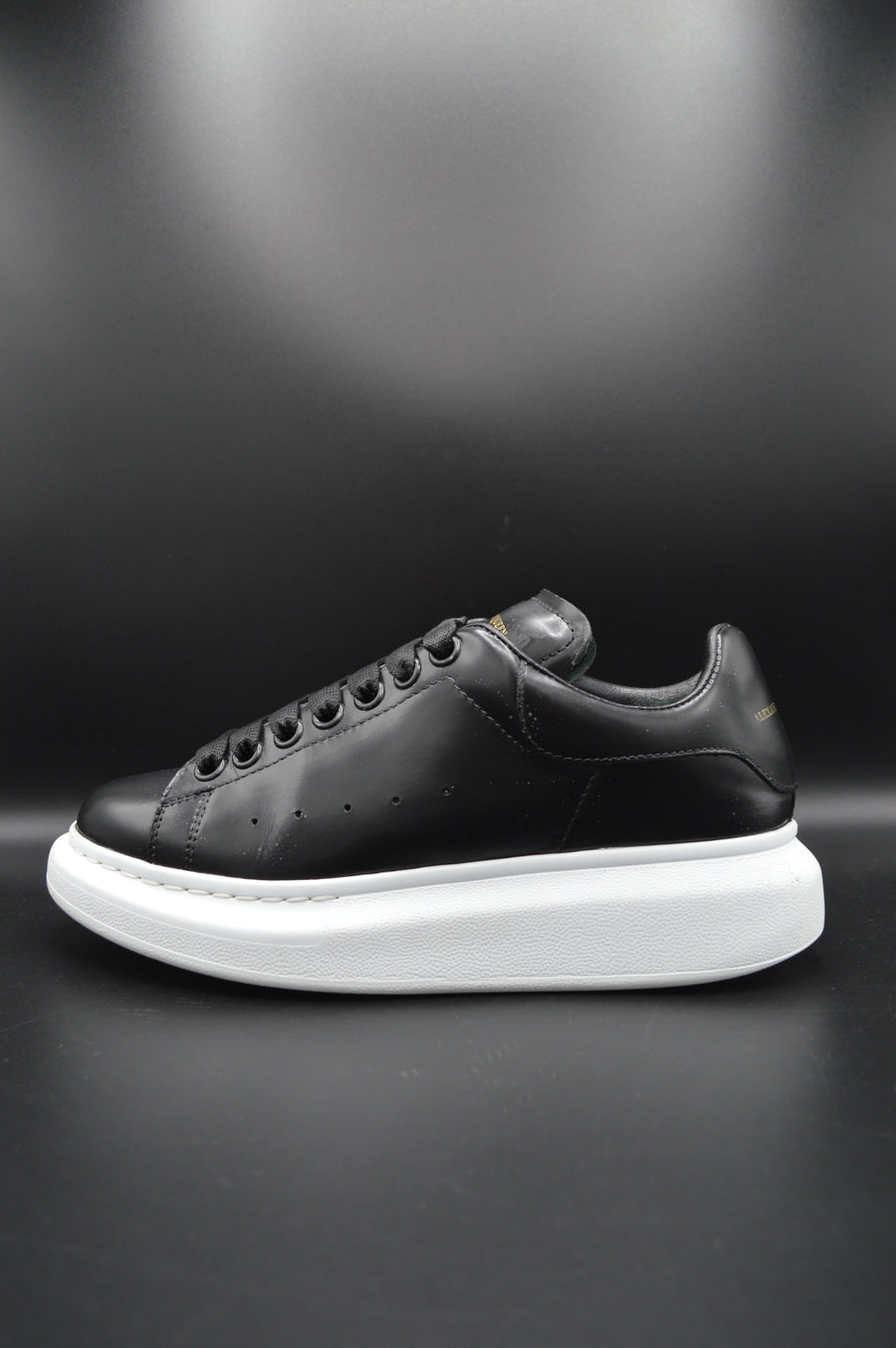 Alexander Mcqueen oversize cuir noir - T37,5