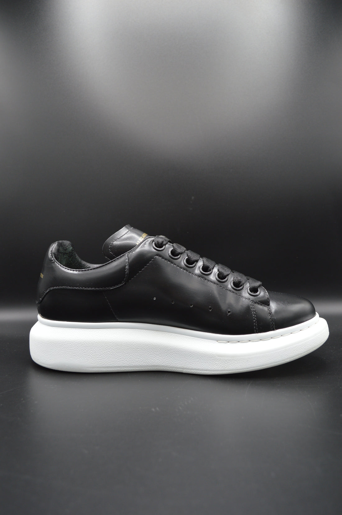 Alexander Mcqueen oversize cuir noir - T37,5