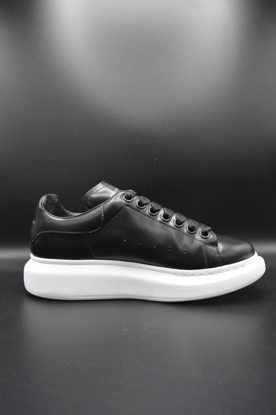 Alexander Mcqueen oversize cuir noir - T37,5