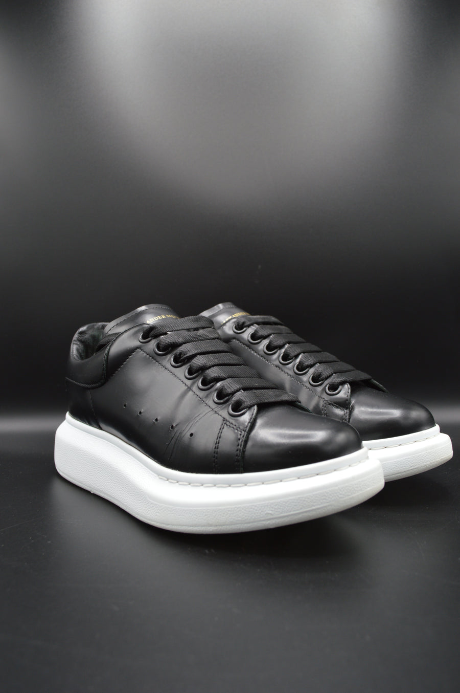 Alexander Mcqueen oversize cuir noir - T37,5