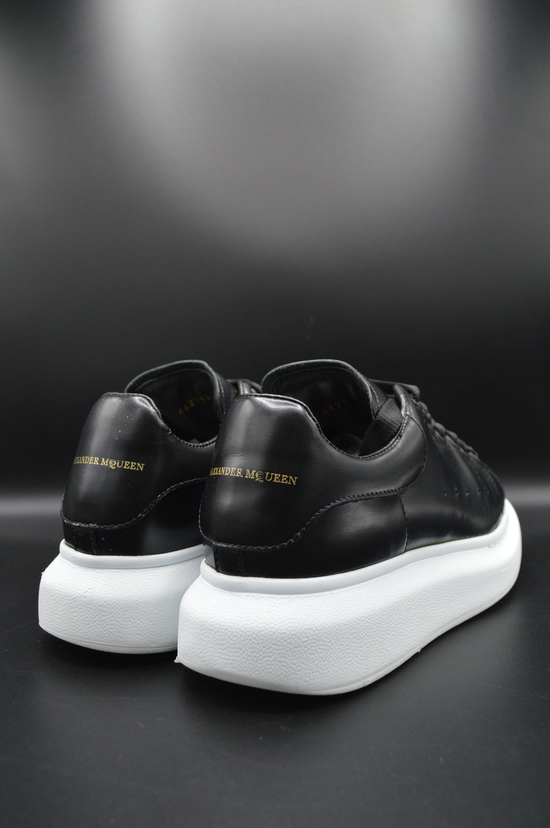 Alexander Mcqueen oversize cuir noir - T37,5