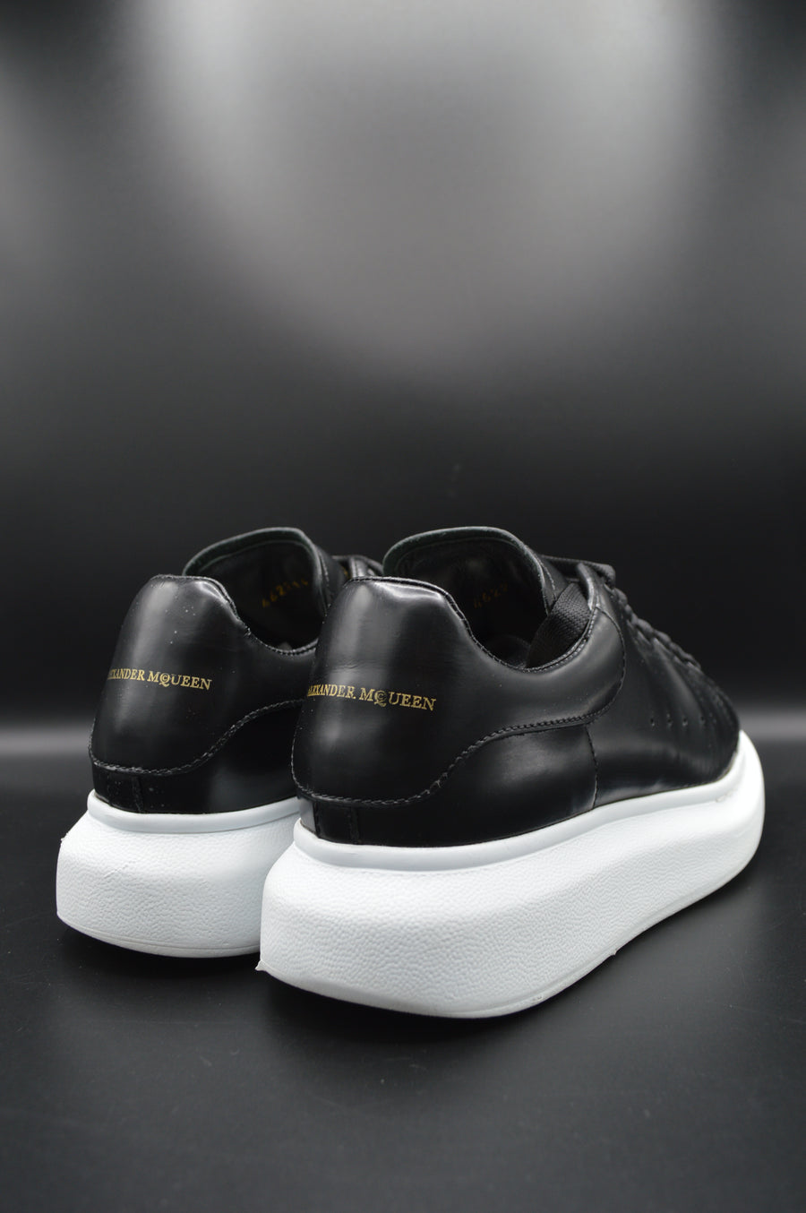 Alexander Mcqueen oversize cuir noir - T37,5