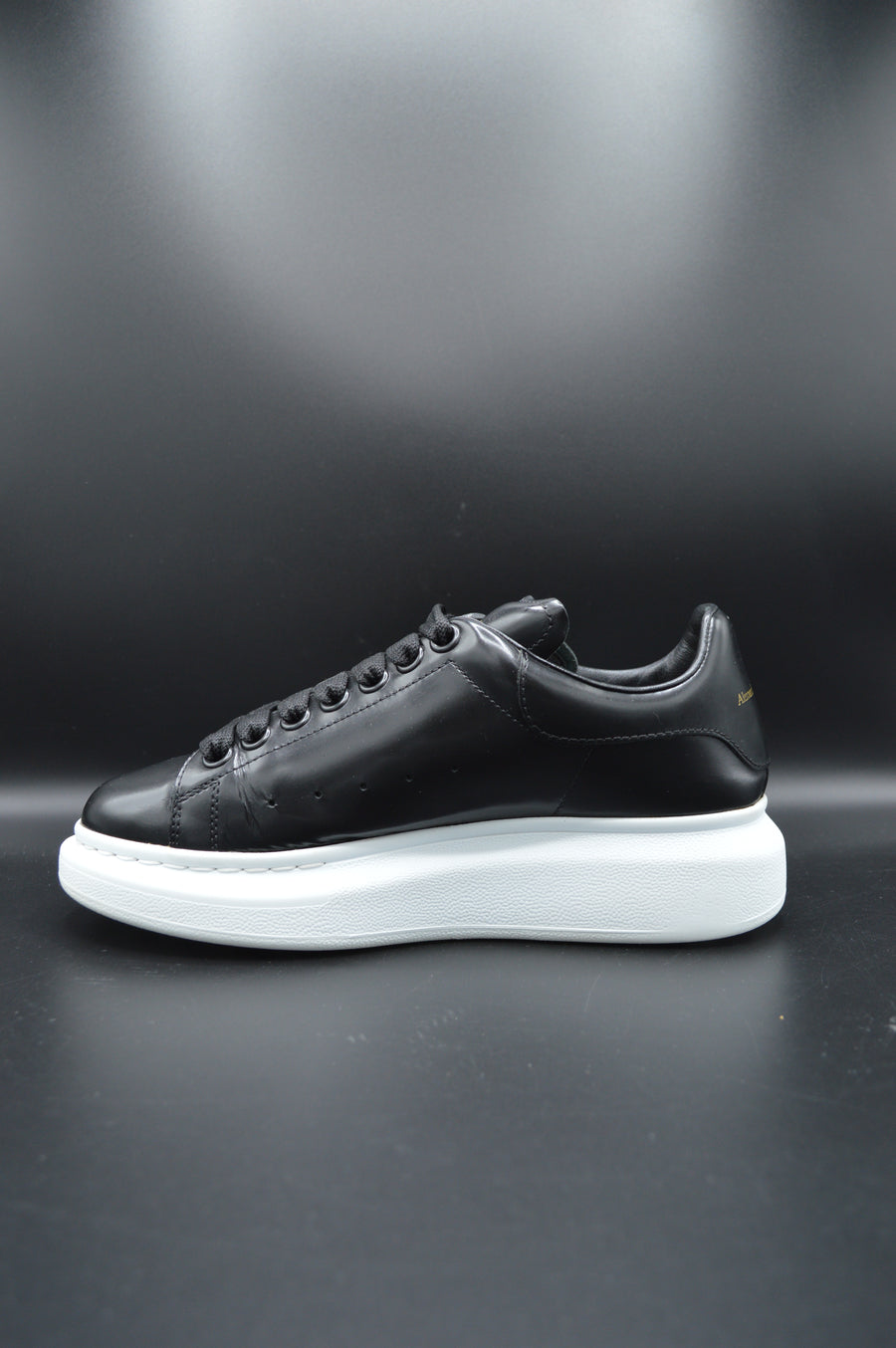 Alexander Mcqueen oversize cuir noir - T36,5