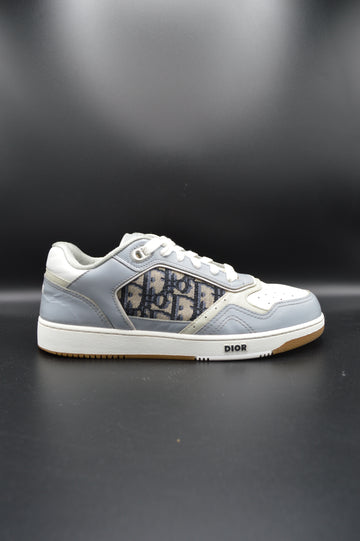 Dior B27 cuir blanc et gris, jacquard oblique - T39