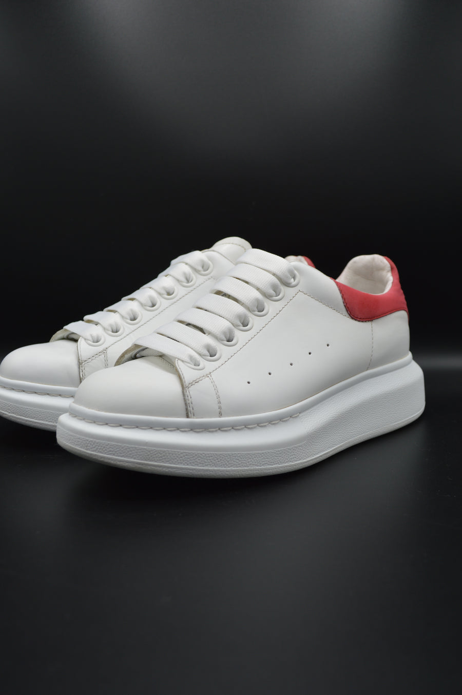 Alexander Mcqueen oversize blanc/ rouge - T37