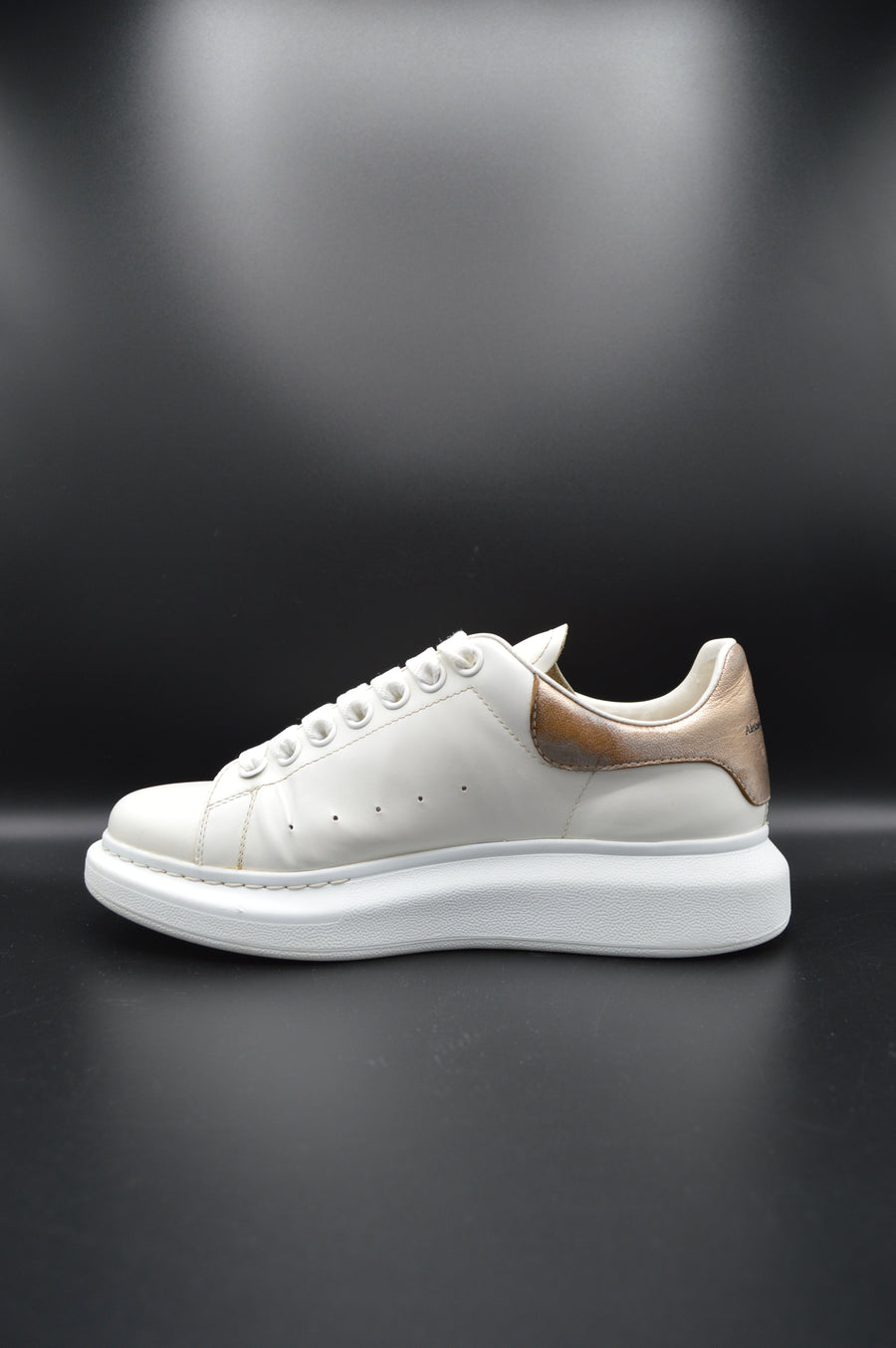 Alexander Mcqueen Oversize blanc/doré - T38