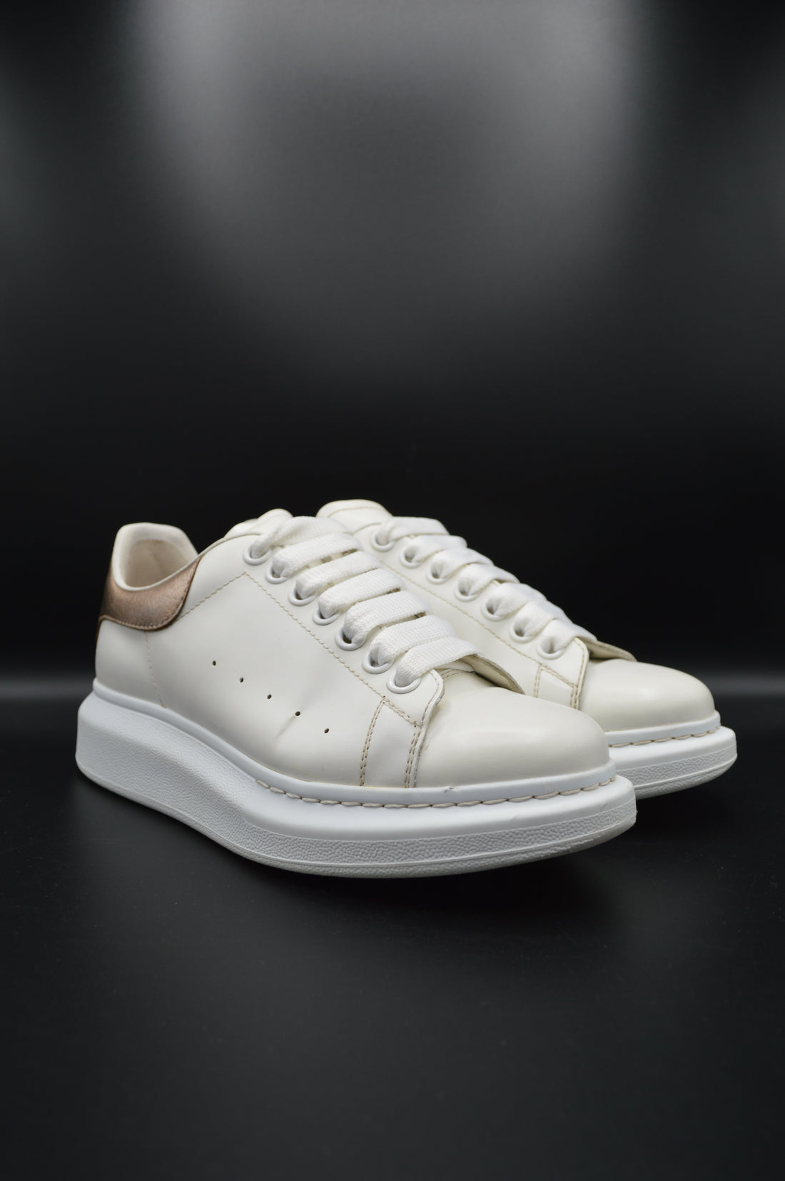Alexander Mcqueen Oversize blanc/doré - T38