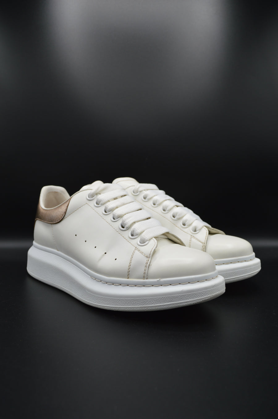 Alexander Mcqueen Oversize blanc/doré - T38