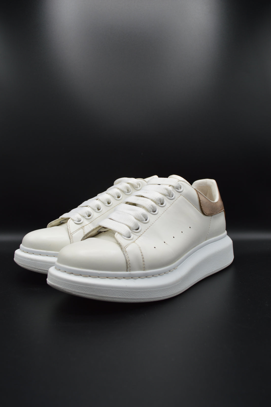 Alexander Mcqueen Oversize blanc/doré - T38