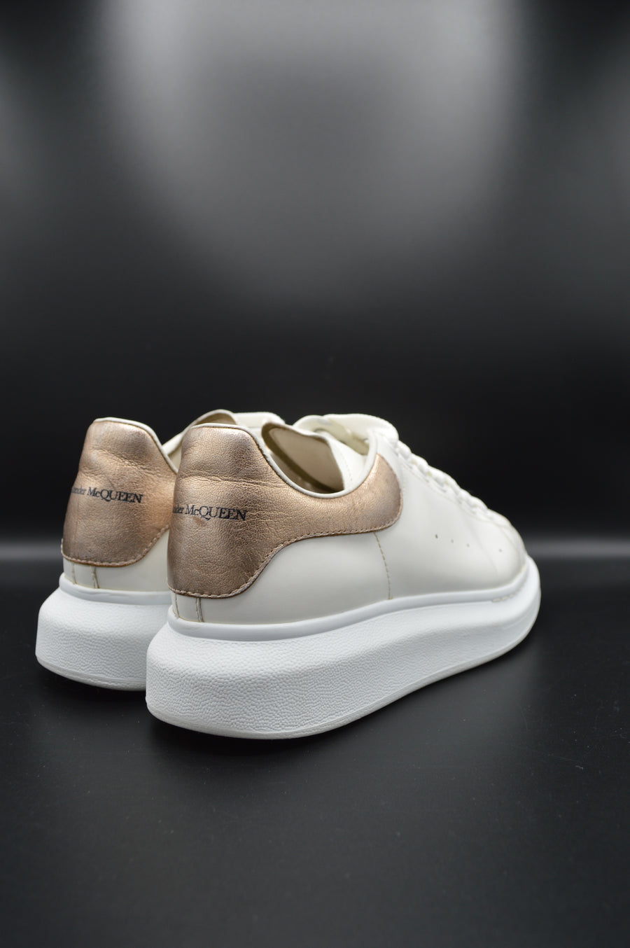 Alexander Mcqueen Oversize blanc/doré - T38