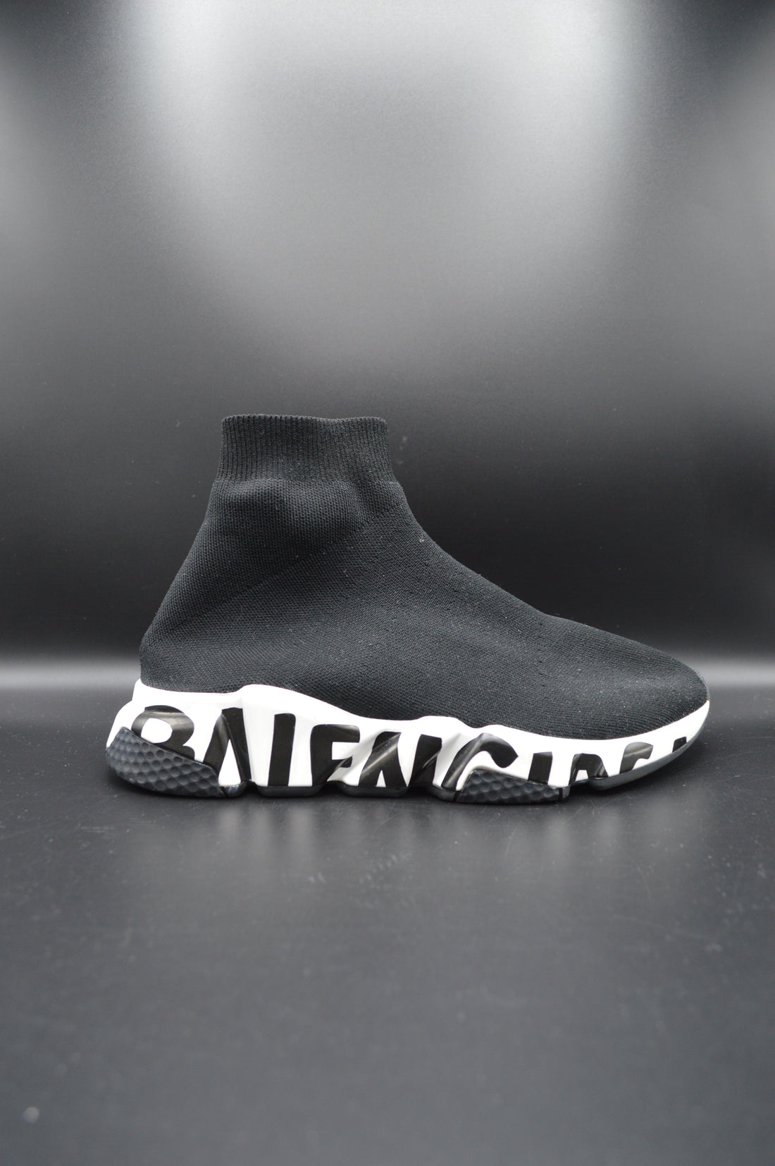 Balenciaga speedtrainer graffiti blanc/noir - T39
