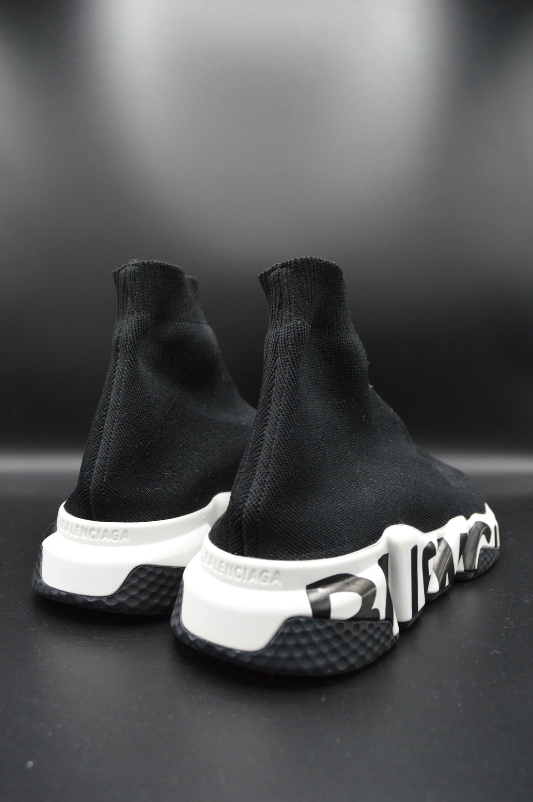 Balenciaga speedtrainer graffiti blanc/noir - T39
