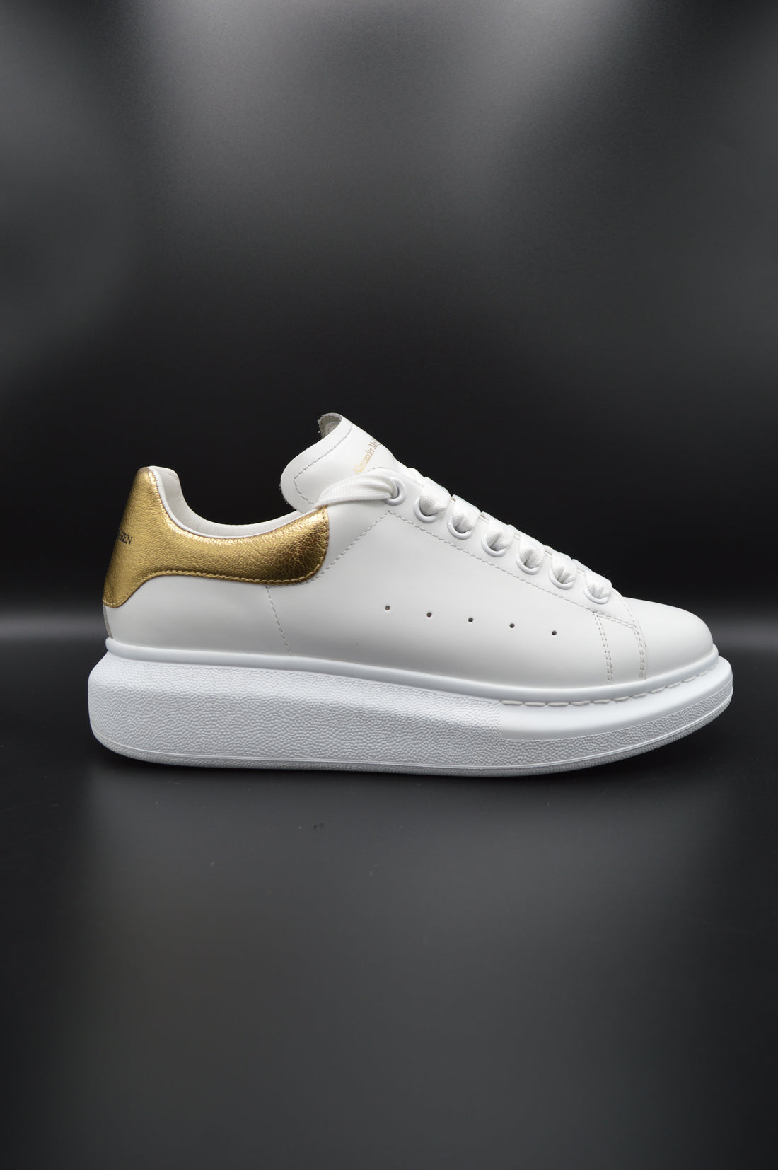 Alexander Mcqueen Oversize blanc/doré - T39,5