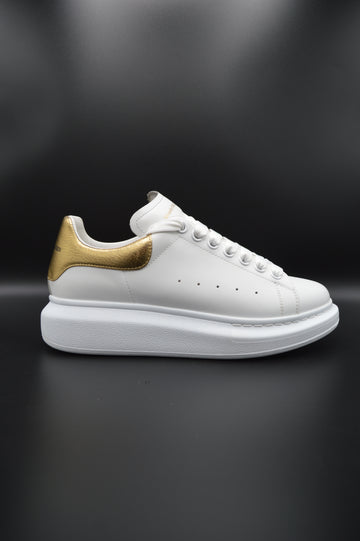 Alexander Mcqueen Oversize blanc/doré - T39,5