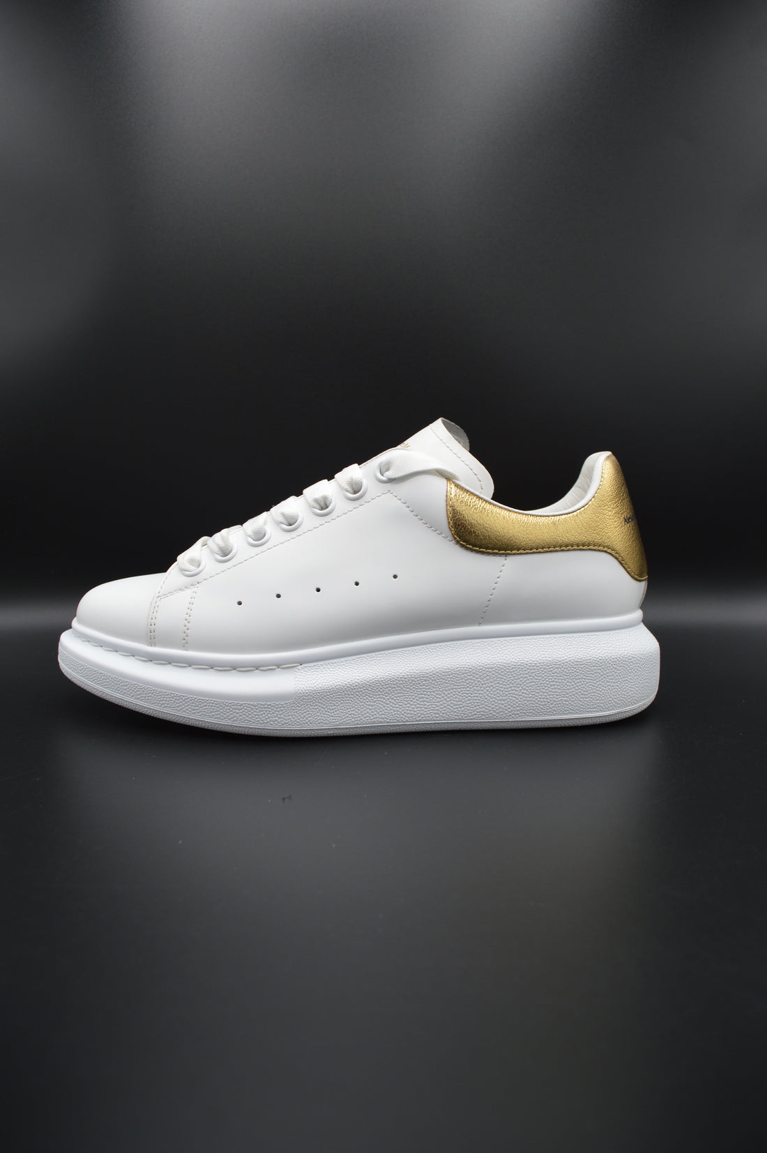 Alexander Mcqueen Oversize blanc/doré - T39,5
