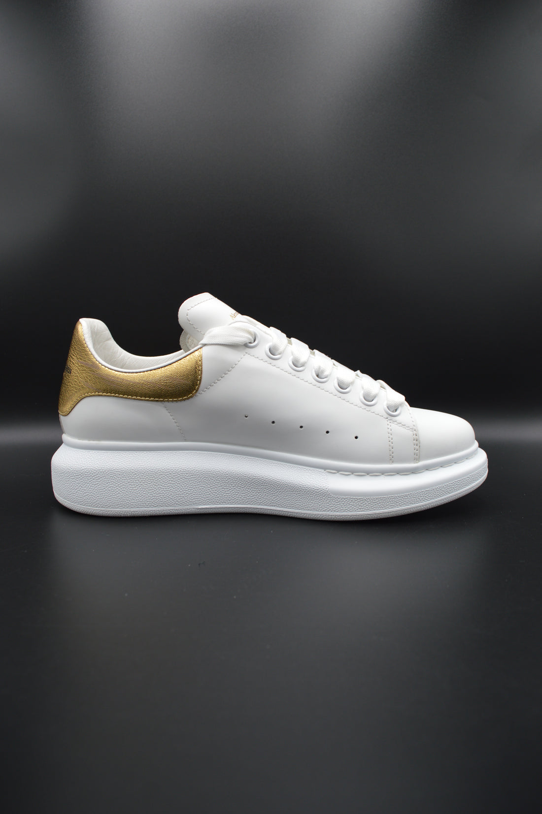 Alexander Mcqueen Oversize blanc/doré - T39,5