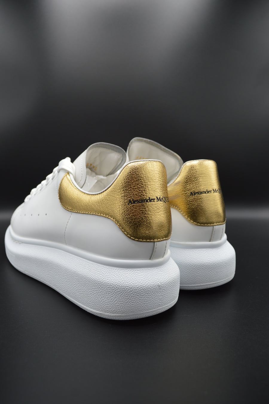 Alexander Mcqueen Oversize blanc/doré - T39,5