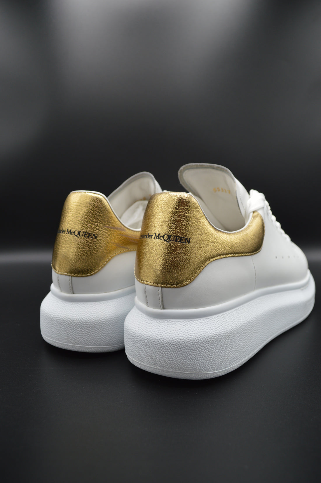 Alexander Mcqueen Oversize blanc/doré - T39,5