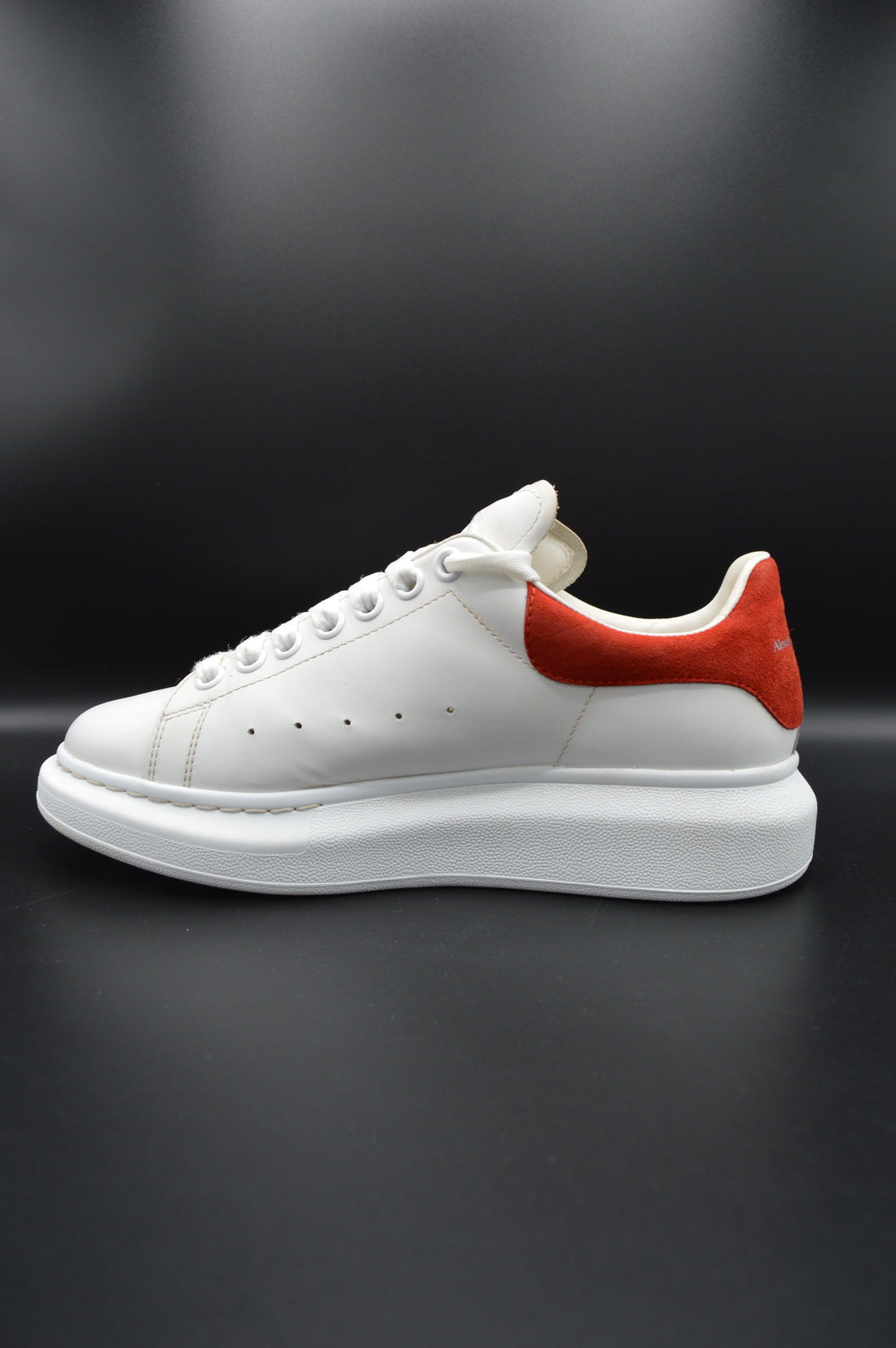 Alexander Mcqueen Oversize blanc/rouge - 39