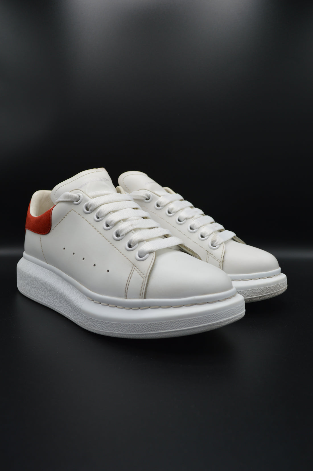 Alexander Mcqueen Oversize blanc/rouge - 39