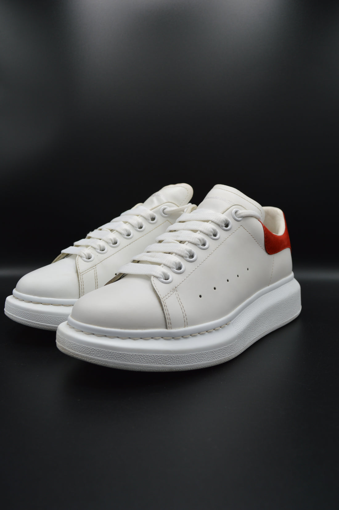 Alexander Mcqueen Oversize blanc/rouge - 39