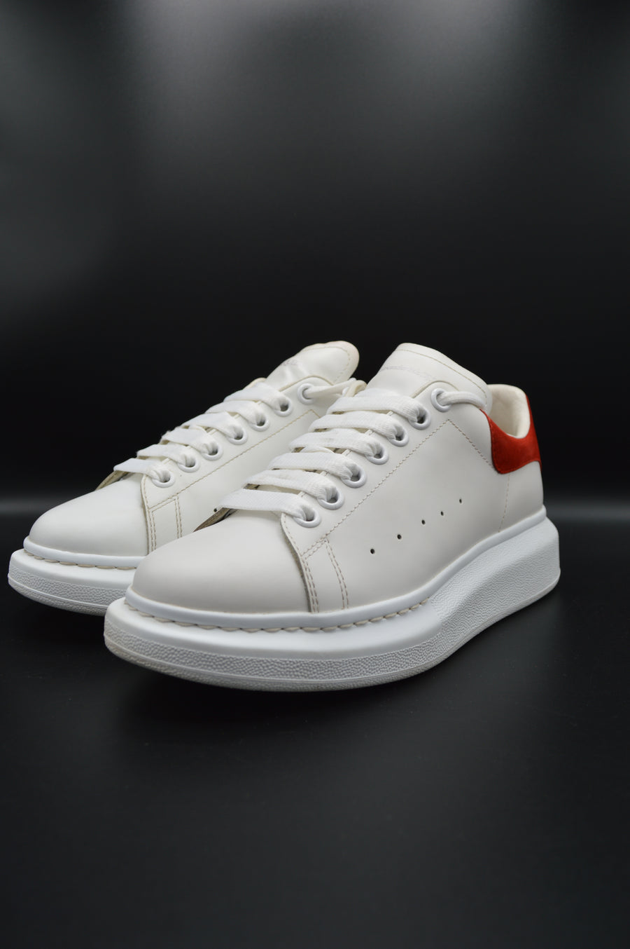 Alexander Mcqueen Oversize blanc/rouge - 39