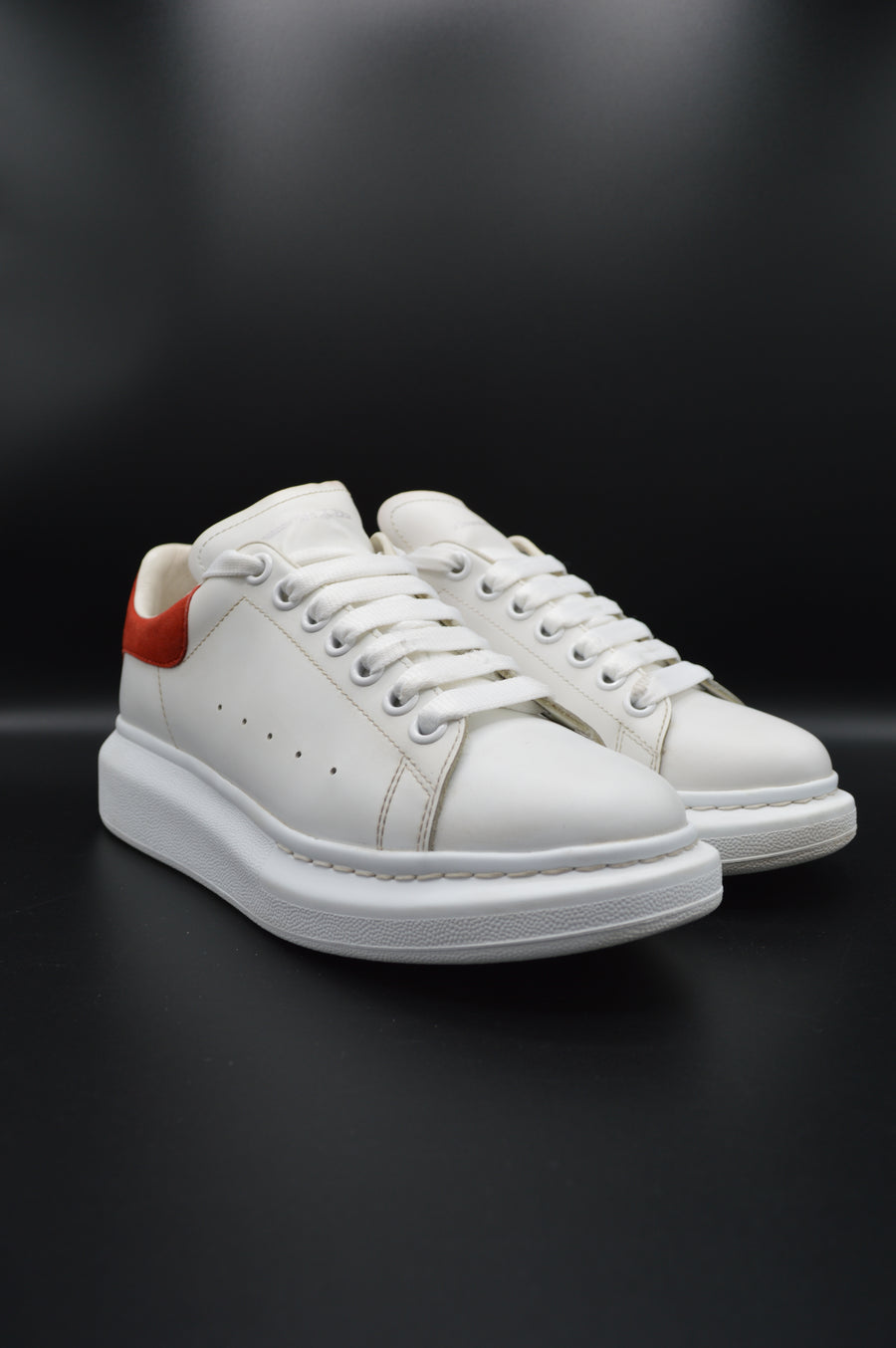Alexander Mcqueen Oversize blanc/rouge - 39