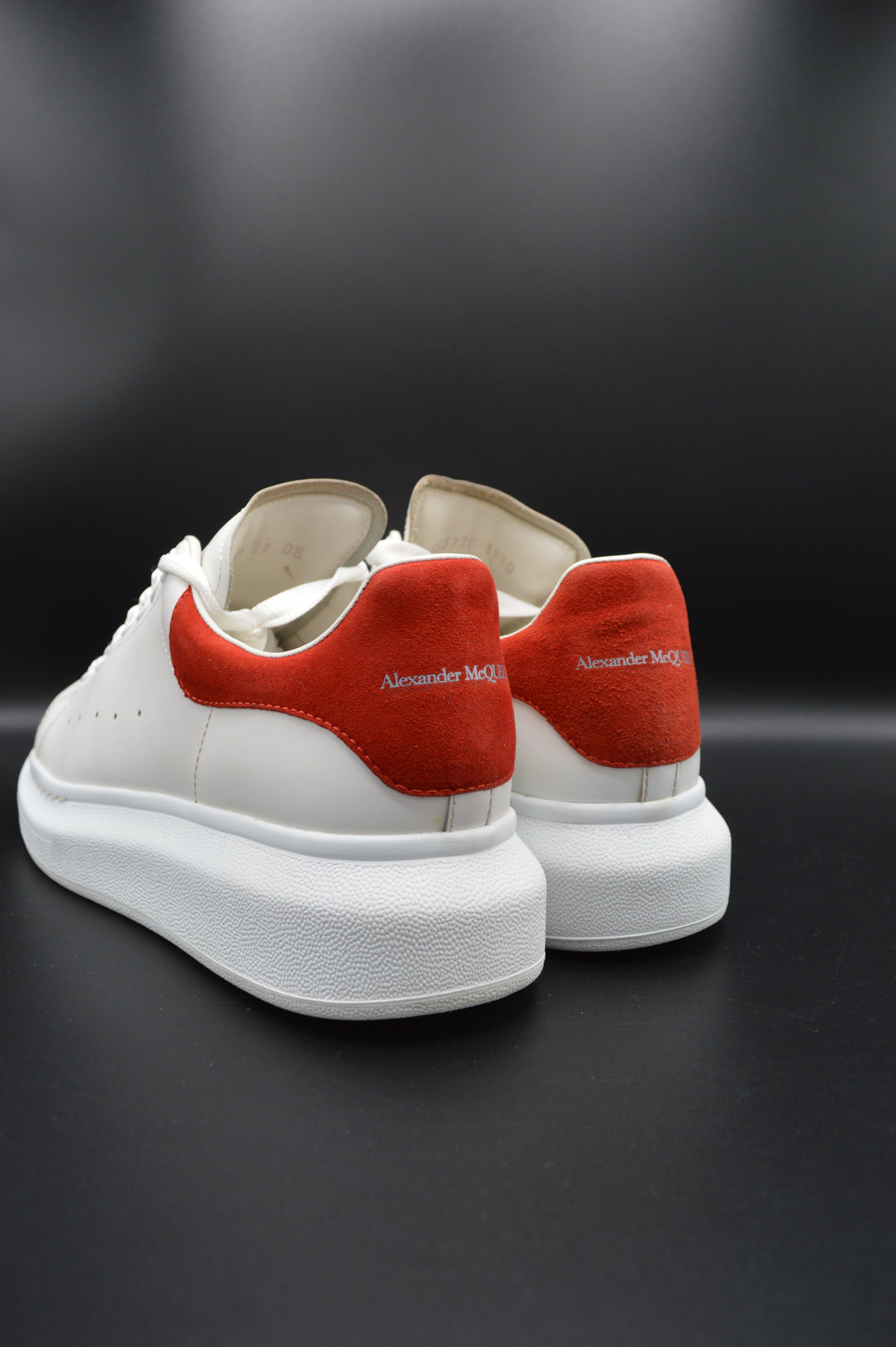Alexander Mcqueen Oversize blanc/rouge - 39